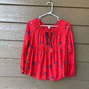Old navy women’s Floral Tunic/ Blouse